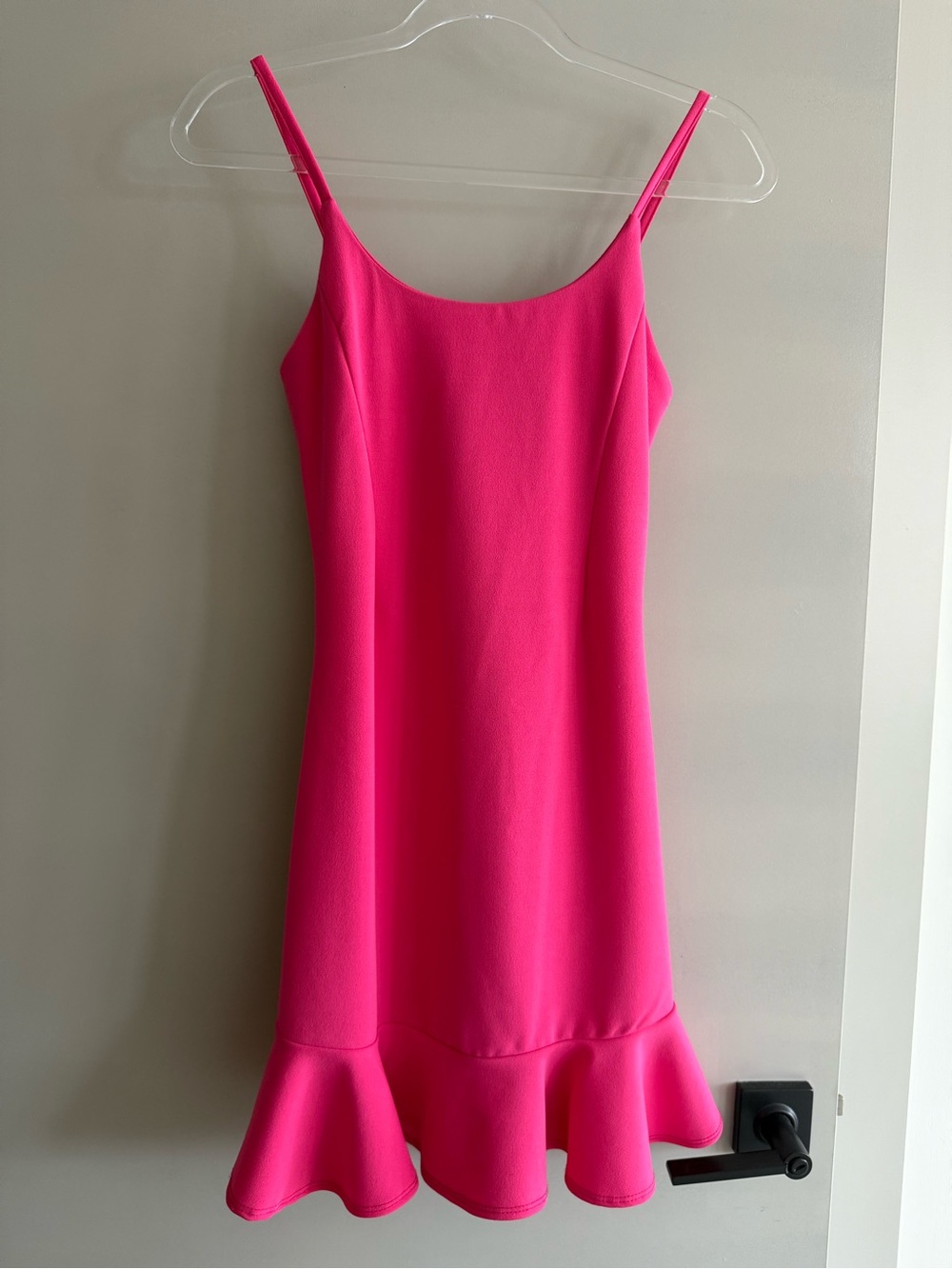 Aqua Hot Pink Mini Cocktail Dress